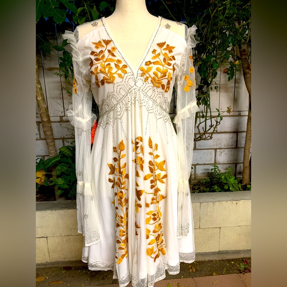 Gold/ Silver embellished Nasty Gal dress